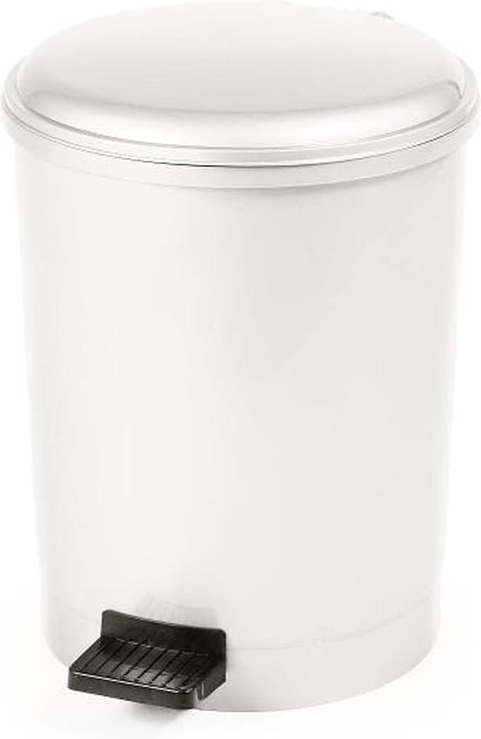 Pedaalemmer - prullenbak - vuilbak - afvalbak - Wit 20 Liter
