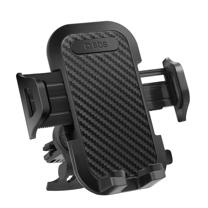 SBS TEHWSUPCLIPSTG Smartphonehouder voor luchtrooster, met versterkte klemmen - Zwart