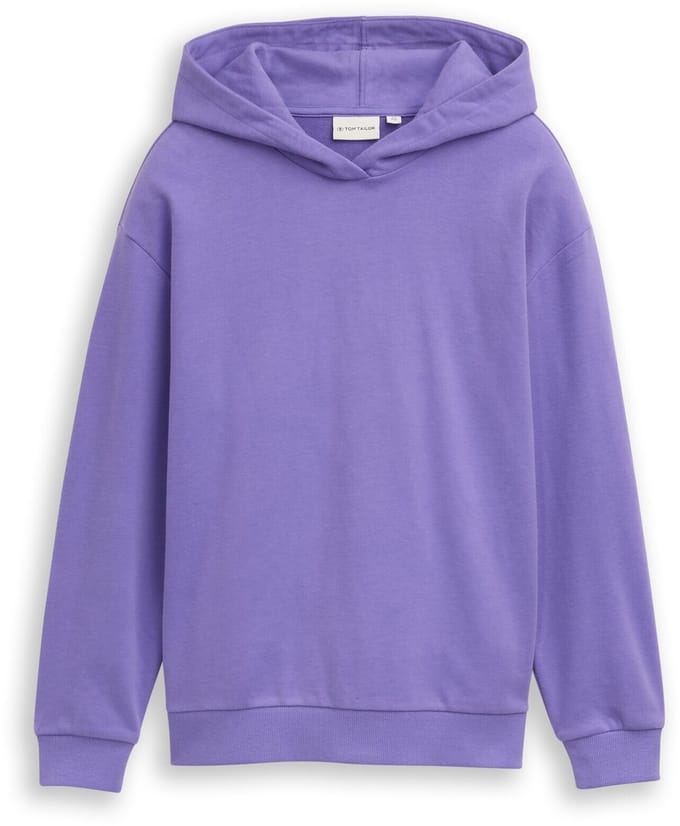 Tom Tailor - Oversized hoodie-sweatshirt met print op de rug - Maat 128 - vervain lilac