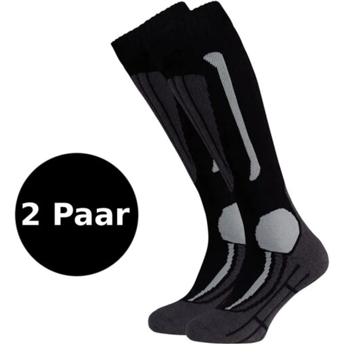 Falcon Max Junior Wintersportsokken - Kids - Unisex - Zwart - 27-30