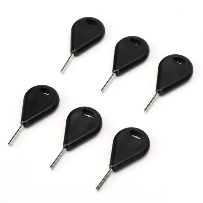 6 Stuks Pak Surfplank Vin Zeskantsleutel Surfvin Sleutel Surfplank Accessoires Surfuitrusting
