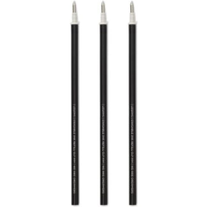 Legami Erasable Pen Refills - 3 stuks Zwart - Navulling