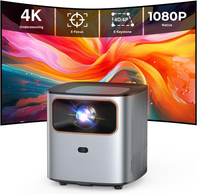 Mini Beamer - Projector met Wifi - Bluetooth