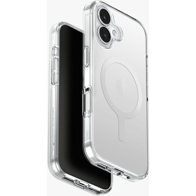 MagSafe hoesje voor Apple iPhone 17, UNIQ, Clario MagClick, Transparant