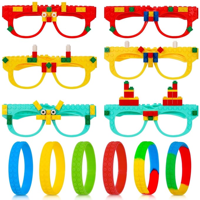 Vt Goods - Glazen en Bouwstenen Armbanden Set - Creatieve Spelletjes