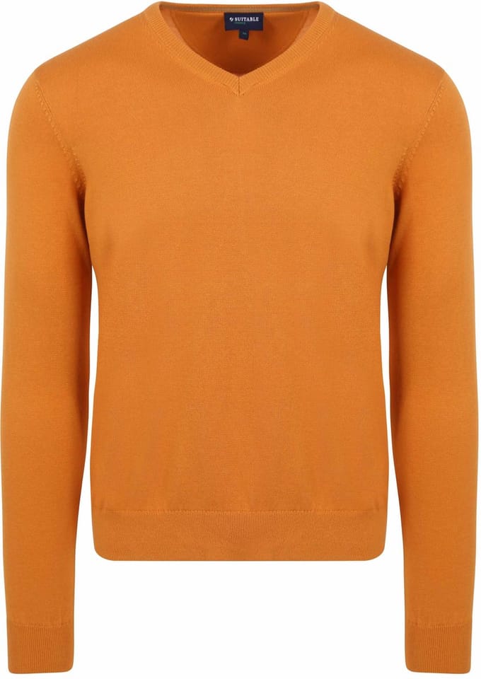Suitable Respect Vinir Pullover Oranje - Maat L - Heren