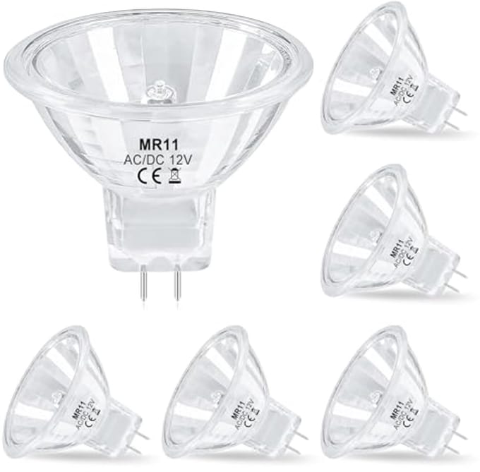 Dimbare MR11 Halogeenlampen 12V 20W - Warm Wit 2700K - Set van 6