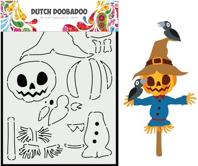 Dutch Doobadoo Card Art Built up Vogelverschrikker