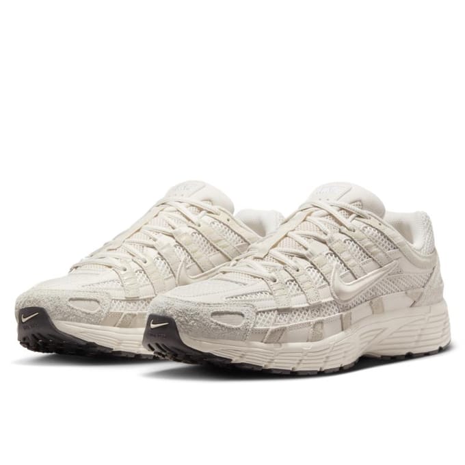 Nike P-6000 SE Marron Bois Clair Baskets Homme Crème Noir HF0015-100 45 gray