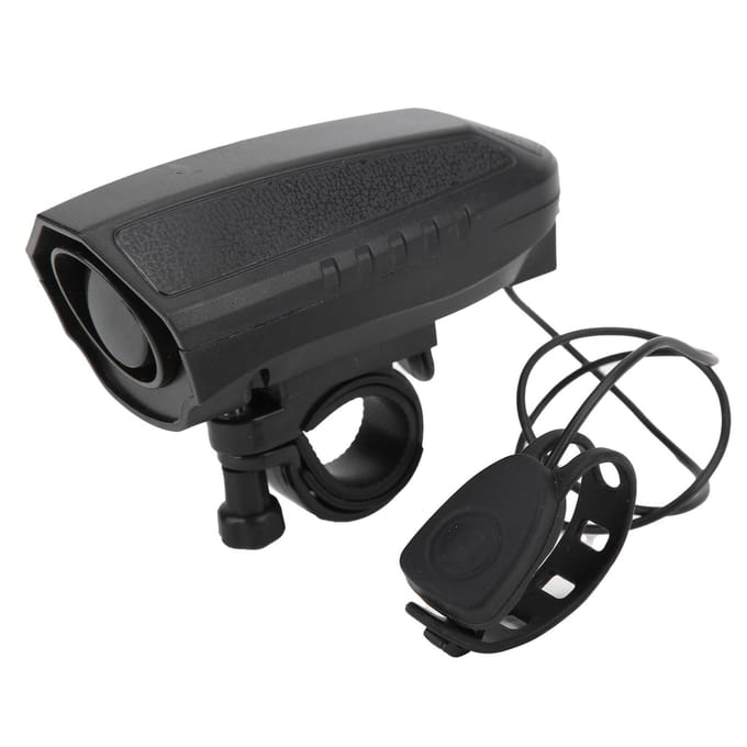 Elektrische Fietsbel Elektrische Luide Fietsbel Fietsstuur Ring Alarm met Vaste Basis gray