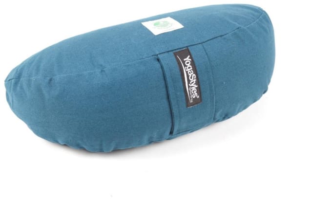 YogaStyles Meditatiekussen Organic Moon Petrol Blauw