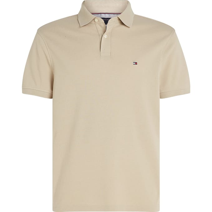 Tommy Hilfiger 1985 Regular Polo - heren poloshirt - beige
