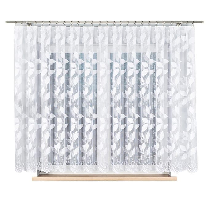 Markizeta MARTYNA - Gordijn - Jacquard - 400x160 cm - Wit