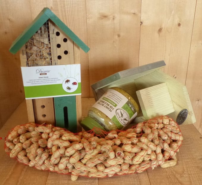 Cadeaupakket vogel en insecten vriendelijk Warentuin Mix