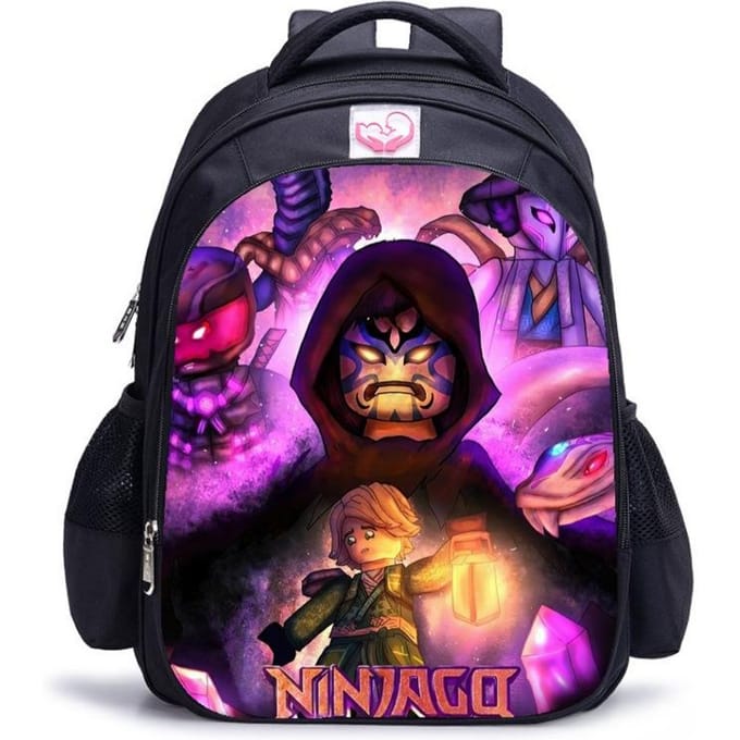 Lego Ninjago Seizoen 5 Cartoon Print Zwarte Rugzak black - medium