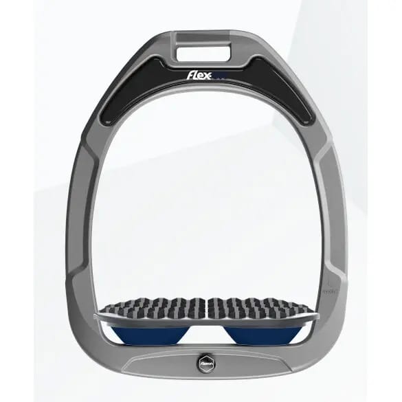 Aluminium/Grijs/Marine Endurance stijgbeugels Flex-On Green Composite