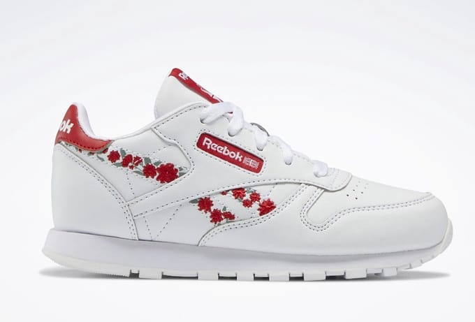 Reebok – Sport Stijl – Meisjes Sneakers – Wit – Bloemen