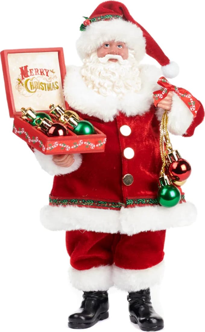 Goodwill - Kerstman met kerstballen