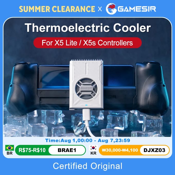 GameSir X5 Lite X5s Bluetooth Gamepads Thermo-elektrische Koeler FX5 Lite Koelventilator Gaming Accessoires voor Mobiele Telefoon FX5 Lite Wired