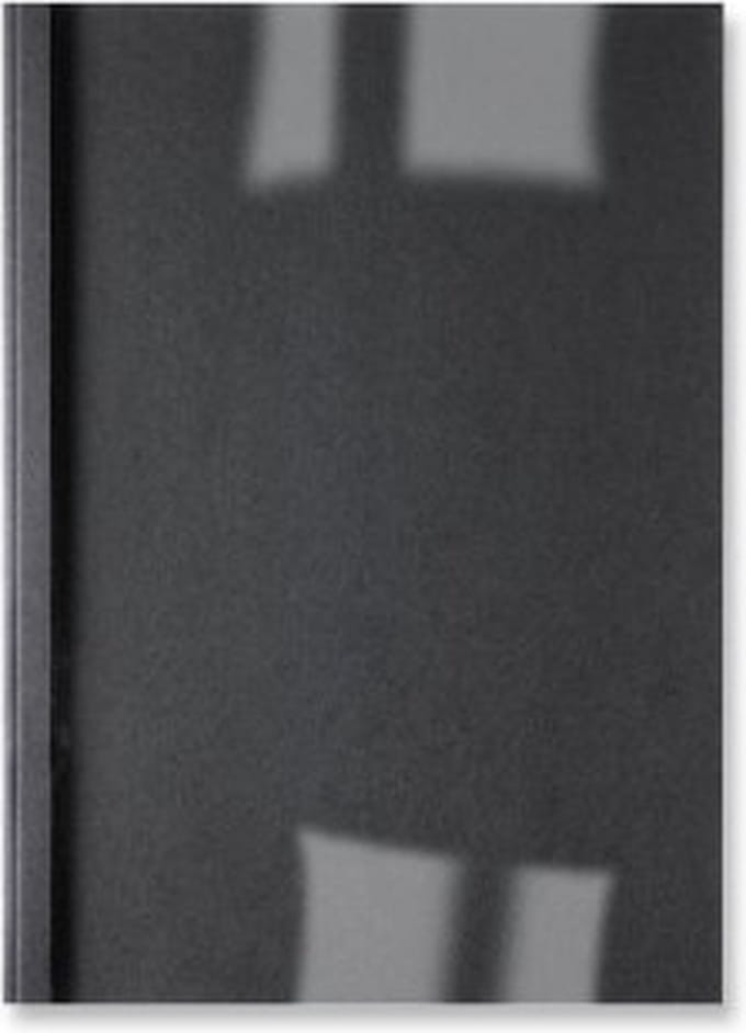 Thermische omslag GBC A4 3mm linnen zwart 100 stuks | Doos a 100 stuk