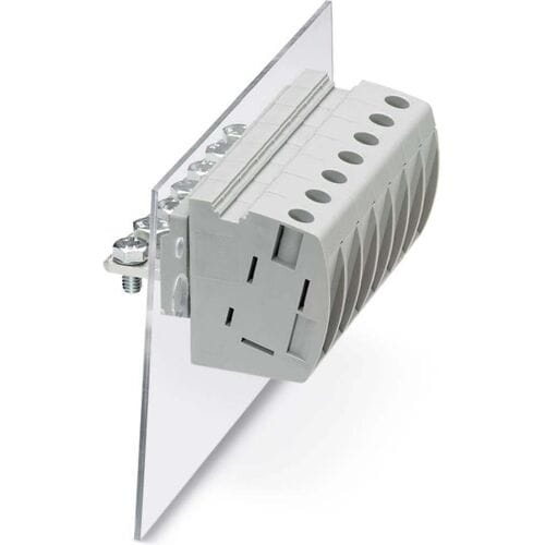 Phoenix Contact 3073500 Doorvoerklem 15.1 mm Schroeven Grijs 25 stuk(s)