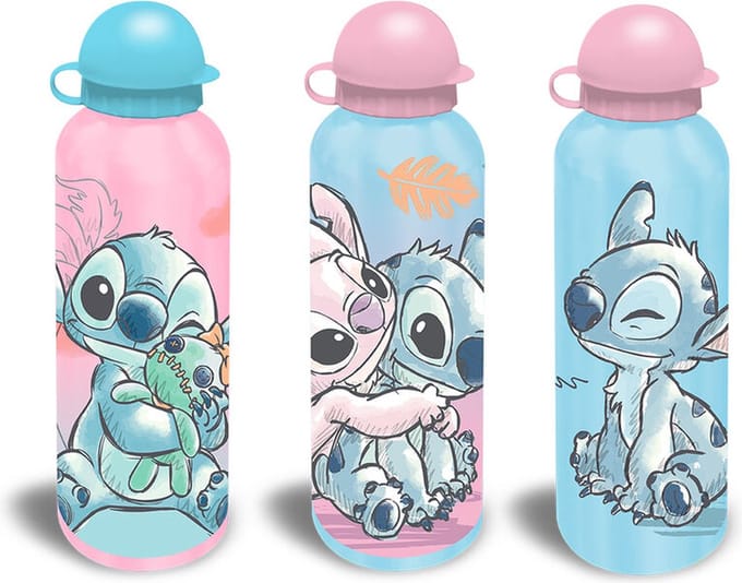 Disney Lilo & Stitch Drinkfles - Drinkbeker - 500 Ml. - 1 Stuks - Schoolbeker - Aluminium