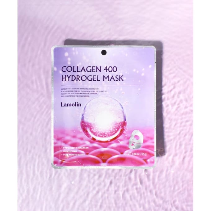 Lamelin Collageen 400 Hydrogel Masker Pak 10 Vel 25g NONE white