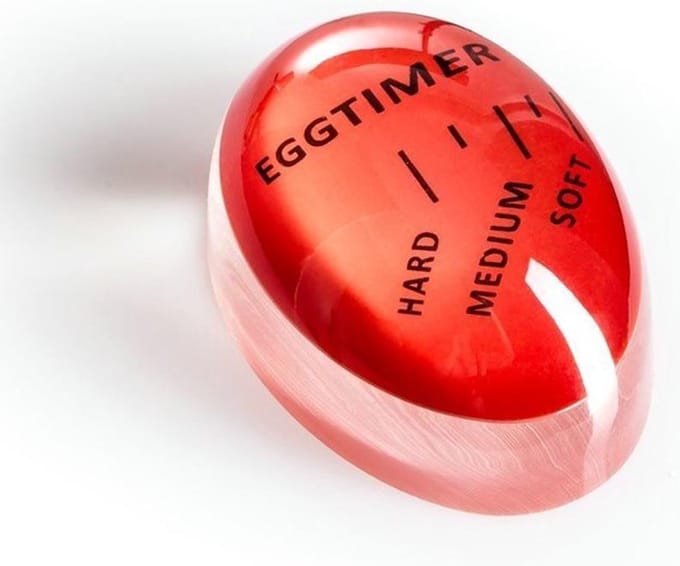 MikaMax Egg Timer Fool Proof - Kookwekker - Eierwekker - Eierkoker - Eiertimer - Altijd een Perfect Eitje - Soft - Medium - Hard