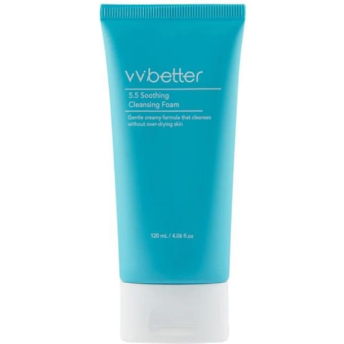 vvbetter - 5.5 MOUSSANT NETTOYANT APAISANT, 120 ml - oczyszczająca pianka do twarzy