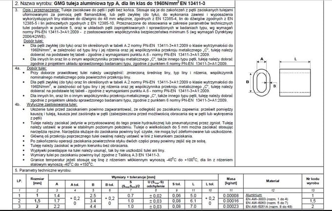 Góralmet - Aluminium Klemhuls - Voor 1 mm Kabels - 5 mm Lengte