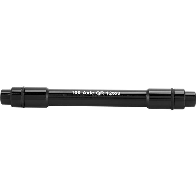 Fiets Fiets Steekas Naaf Adapter 12mm naar 9mm Snelspanner zwart