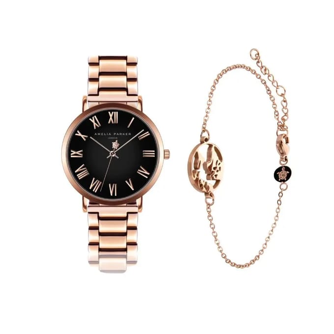 Vrouwenhorloge Amelia Parker Grand Noir