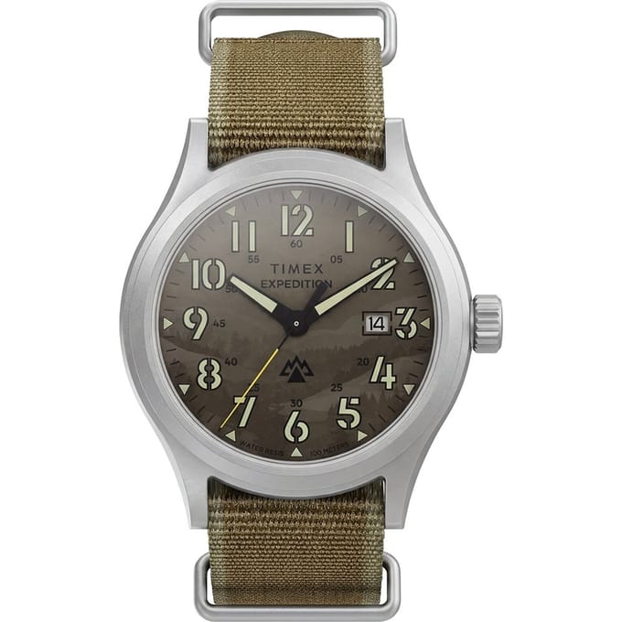 Timex Sierra TW2Y89400 Horloge - Textiel - Bruin - Ø 40 mm