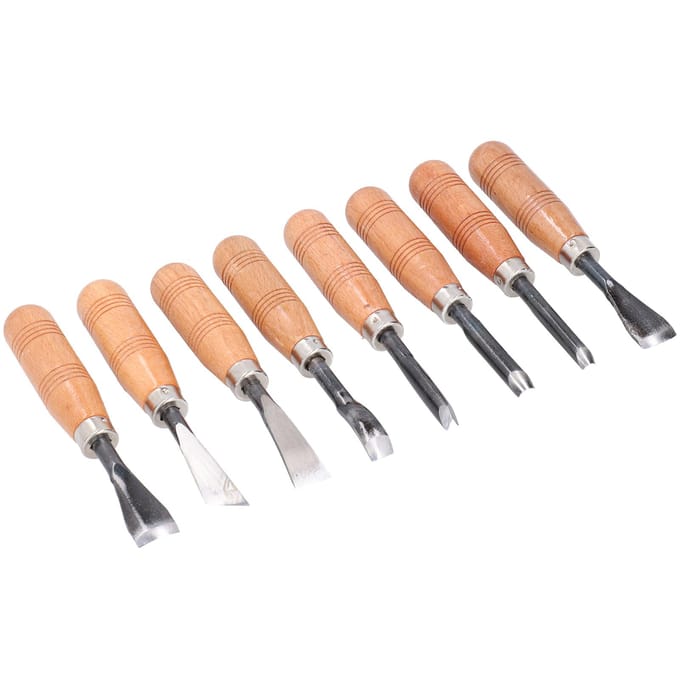 8 stuks snijmes rubber stempel DIY stickers graveren handgemaakte pen snijgereedschap beige