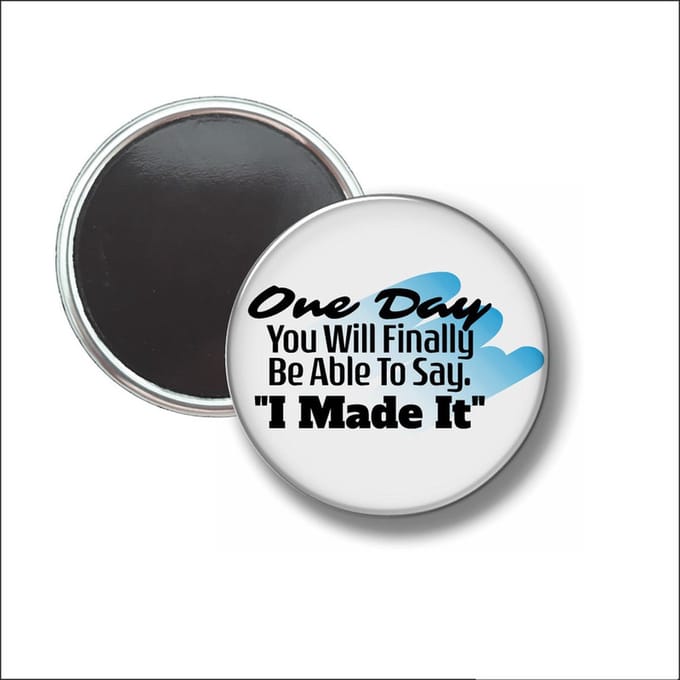Button Met Magneet 58 MM - One Day - NIET VOOR KLEDING