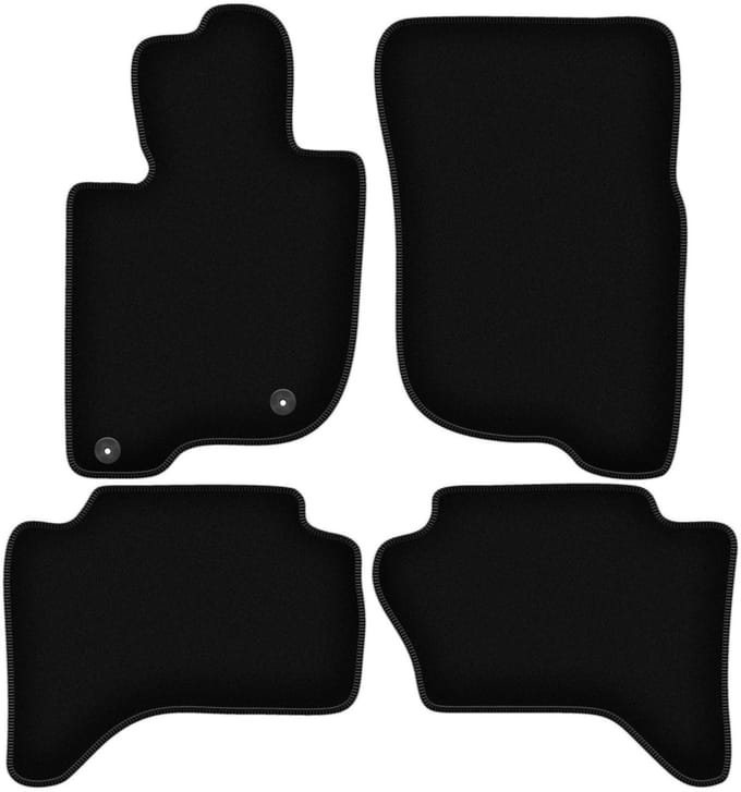 BASIC zwarte velours matten voor: Mitsubishi L200 V pick-up (2019-)