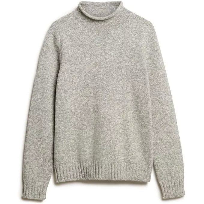 Superdry - Jaren 90 trui met rolkraag - Heren - Sweaters