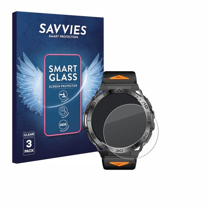 3 Stuks Savvies Screenprotector - geschikt voor Rogbid Titan K - beschermfolie glas transparant