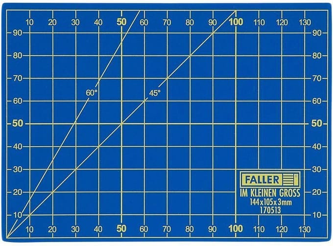Faller - Snijmat, A6 - modelbouwsets, hobbybouwspeelgoed voor kinderen, modelverf en accessoires