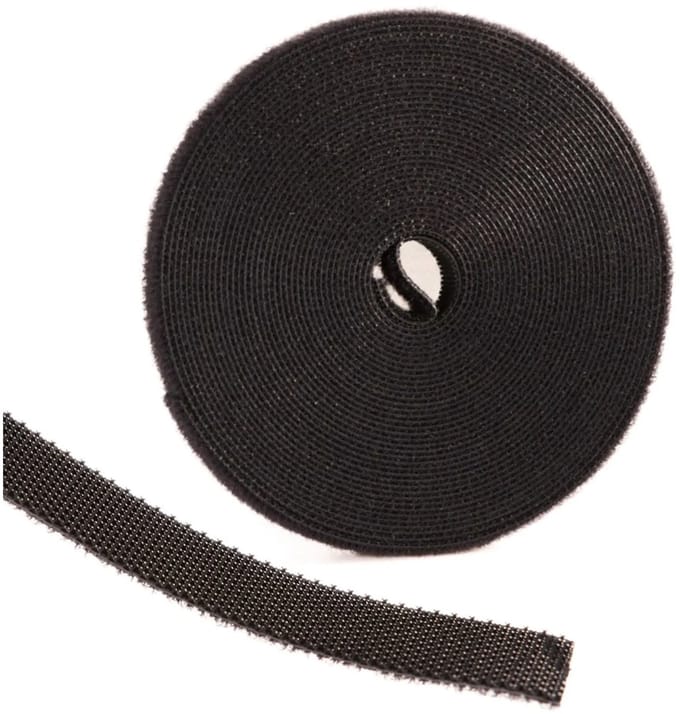 GEKO klittenband - 5m lengte - 10mm breed - Herbruikbaar en flexibel