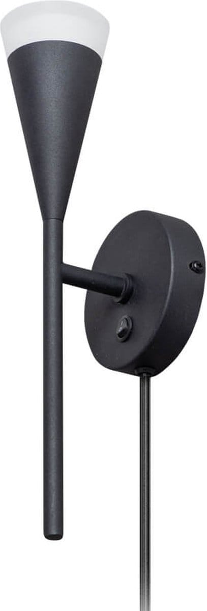 ETH Defender Wandlamp mat zwart excl. 1xGU10