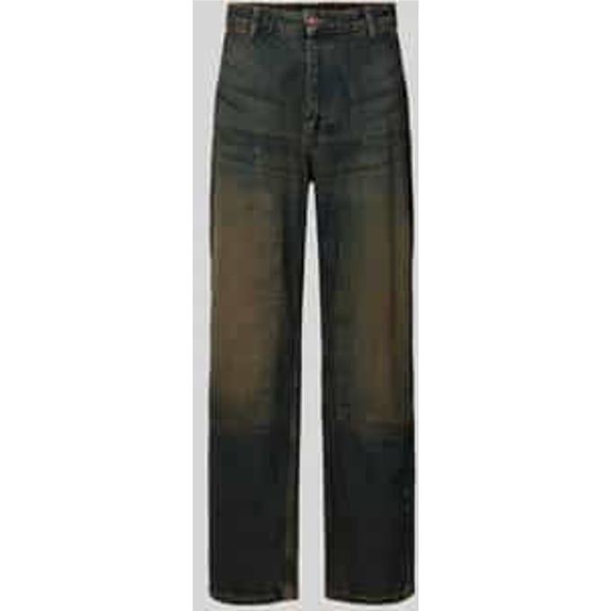 straight leg jeans met siernaden