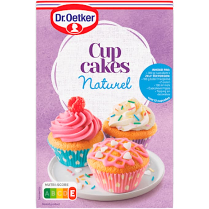 Cupcakes naturel bakmix