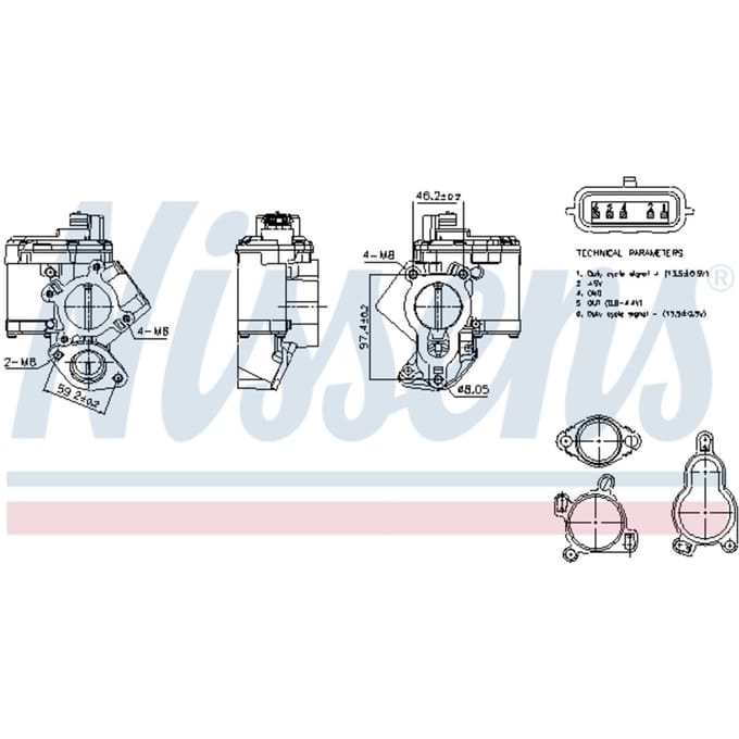 EGR-klep NISSENS 98463