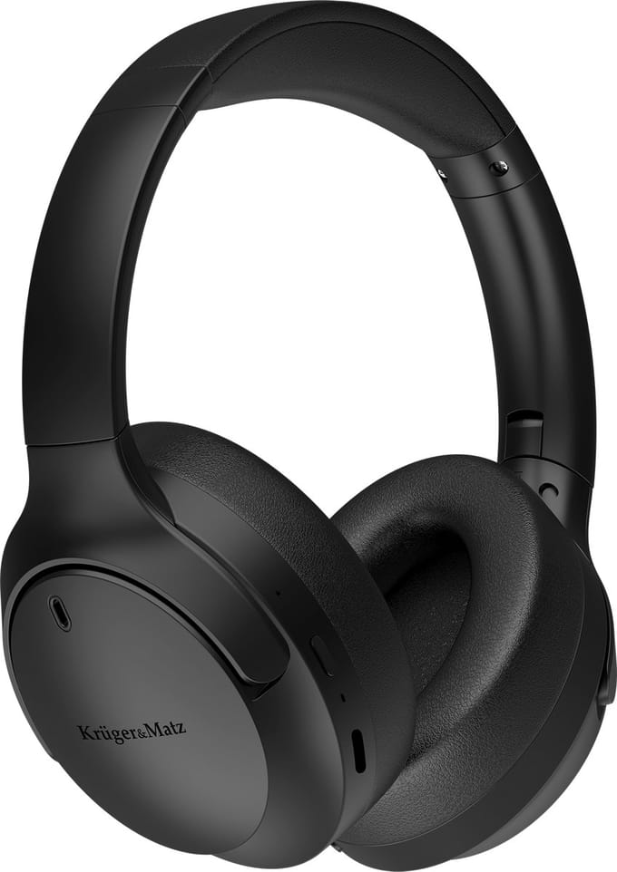 Krüger&Matz Street 4 - Draadloze Over-ear Koptelefoon - ANC - Bluetooth 5.4 - Lange Batterijduur