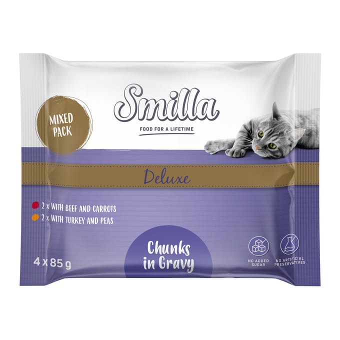 Smilla Deluxe verse zakjes hapjes in saus met groenten