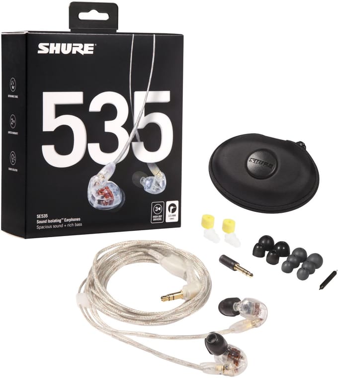 Shure SE535 Headset In-ear Transparant