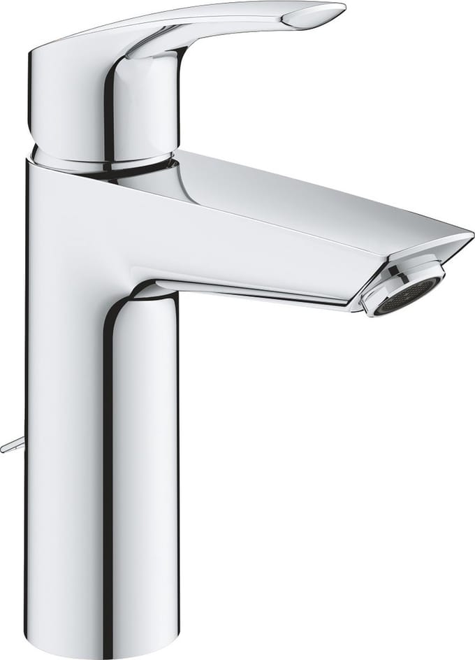 GROHE Eurosmart waterbesparende wastafelkraan m-size met ketting chroom