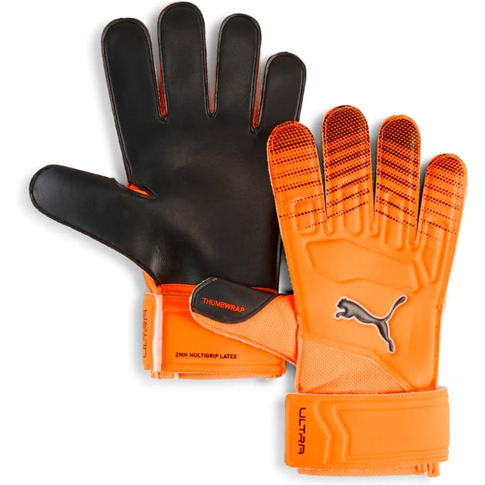 Puma Ultra Play RC Fluo Orange Black - Keepershandschoenen - Maat 4