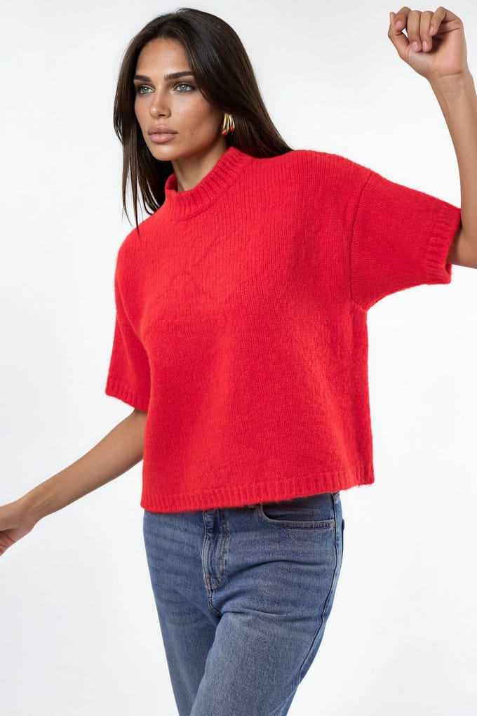 Relaxed Fit Ronde Hals Trui